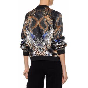 Camilla Dragon Lady Bomber Jacket XS b171E